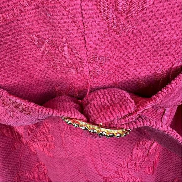 Vintage Christian Dior Red Wrap Front Blazer - Size 6 - Picture 13 of 13